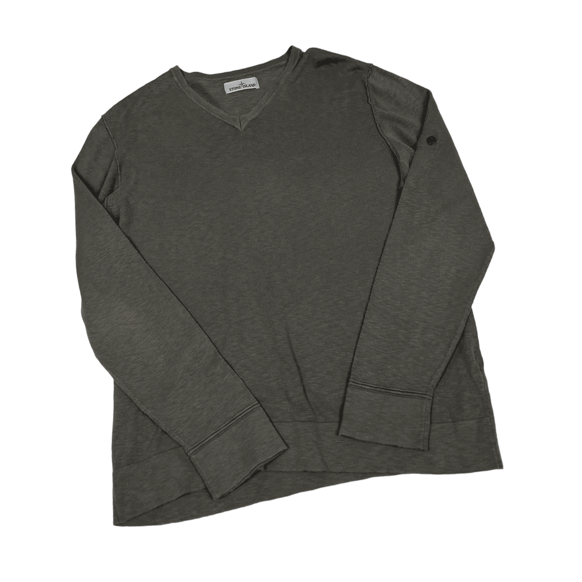 Vintage Grey Stone Island Sweatshirt - XXL (Recommended Size - Extra Large) - The Streetwear Studio