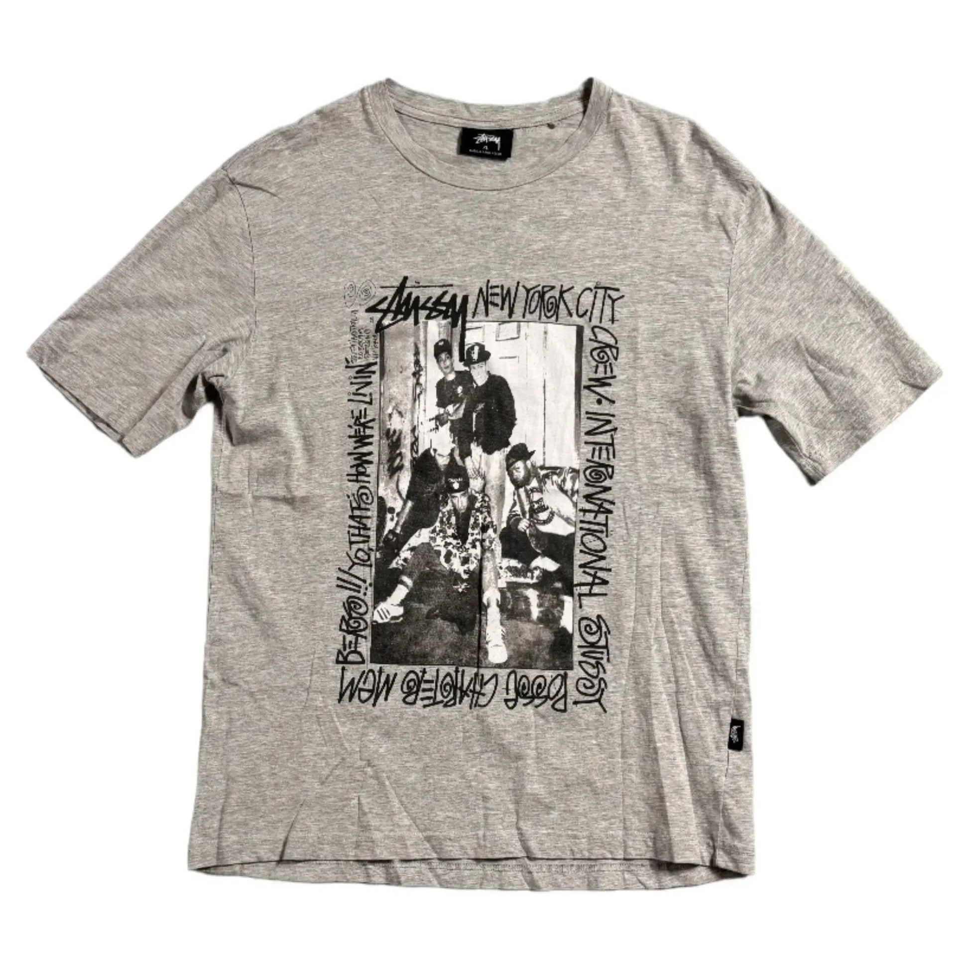 Vintage Grey Stussy Tee - XL | The Streetwear Studio