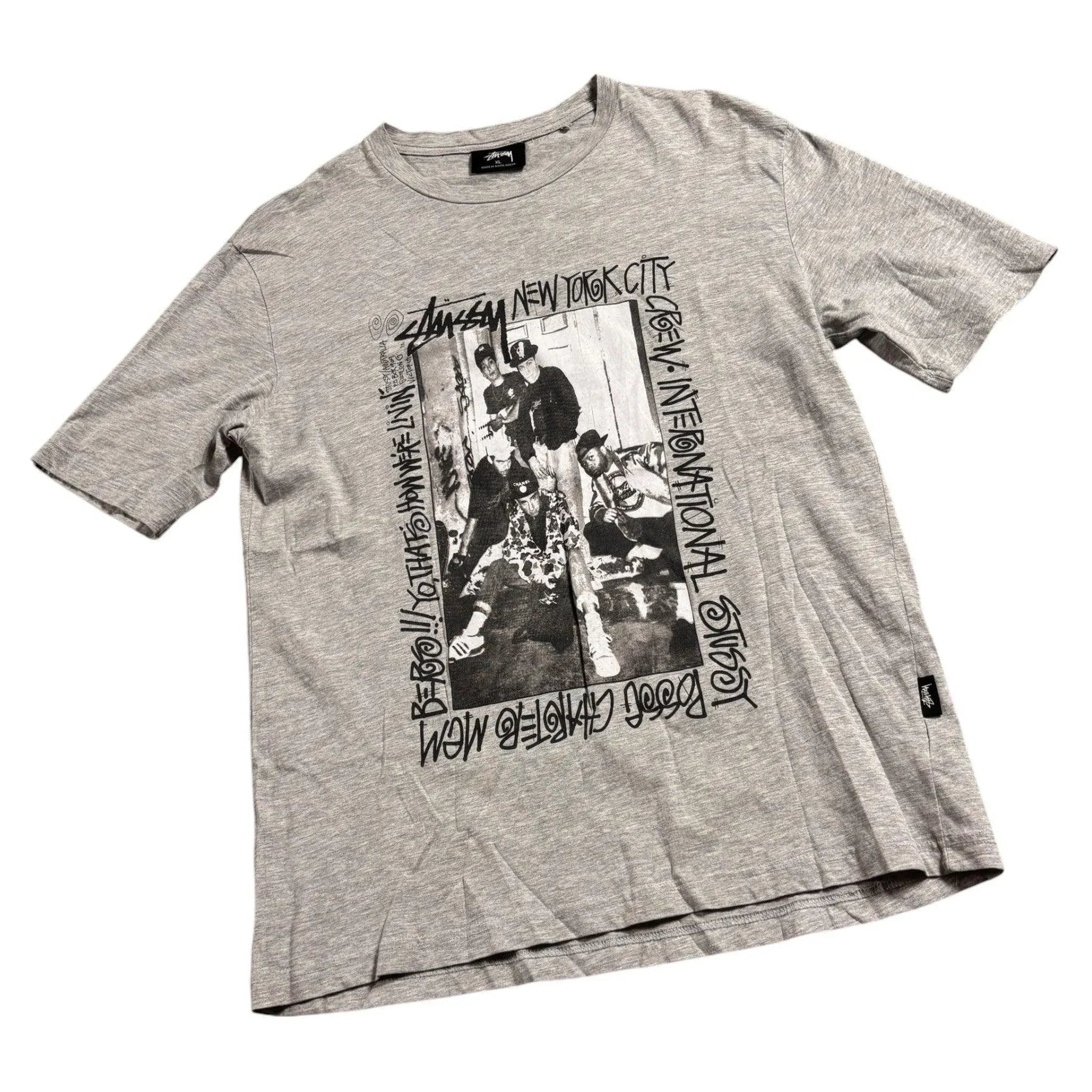 Vintage Grey Stussy Tee - XL | The Streetwear Studio