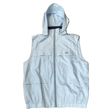 Vintage Light Blue Balenciaga Gilet - XL | The Streetwear Studio