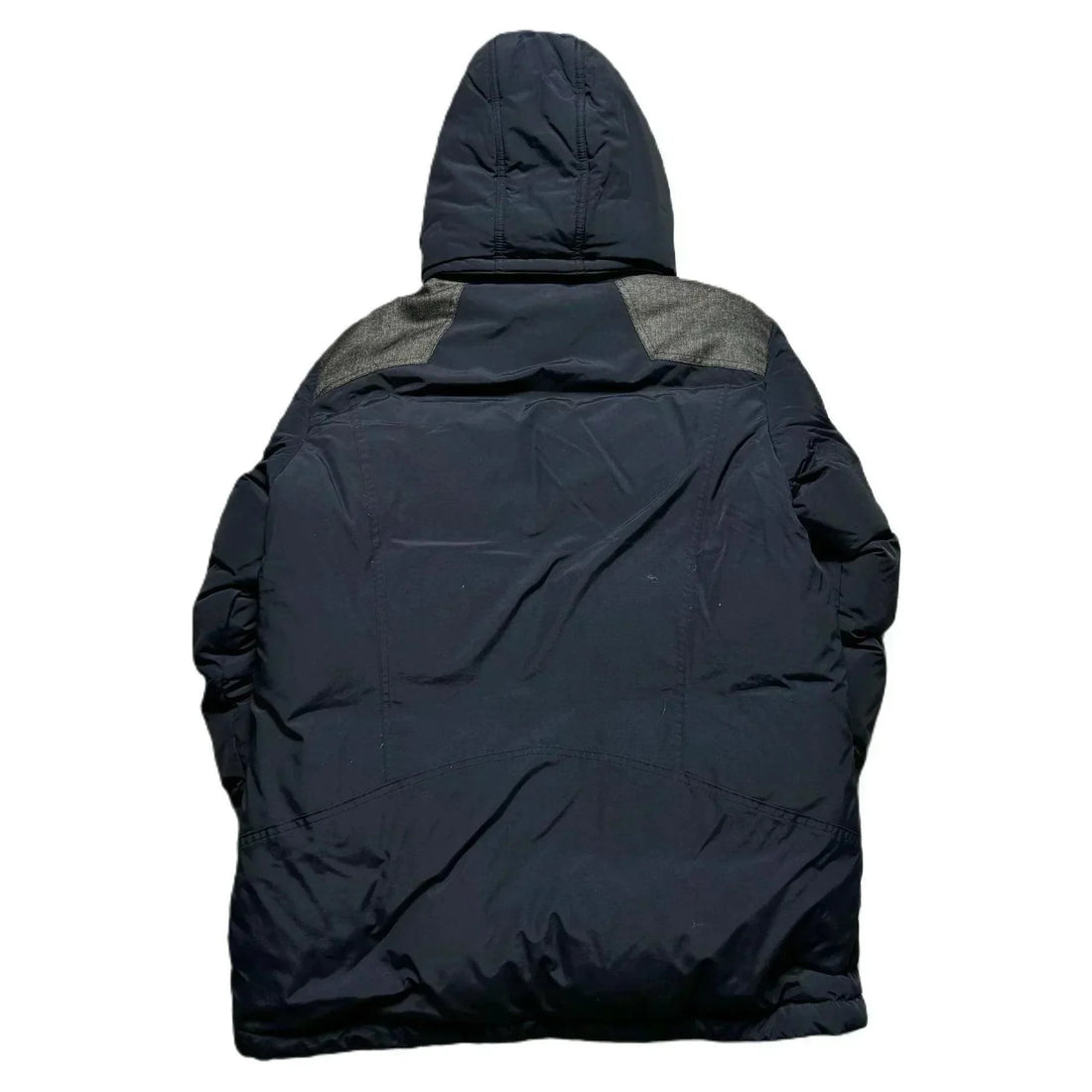Vintage Navy Blue + Grey Montbell Puffer Coat - XL | The Streetwear Studio