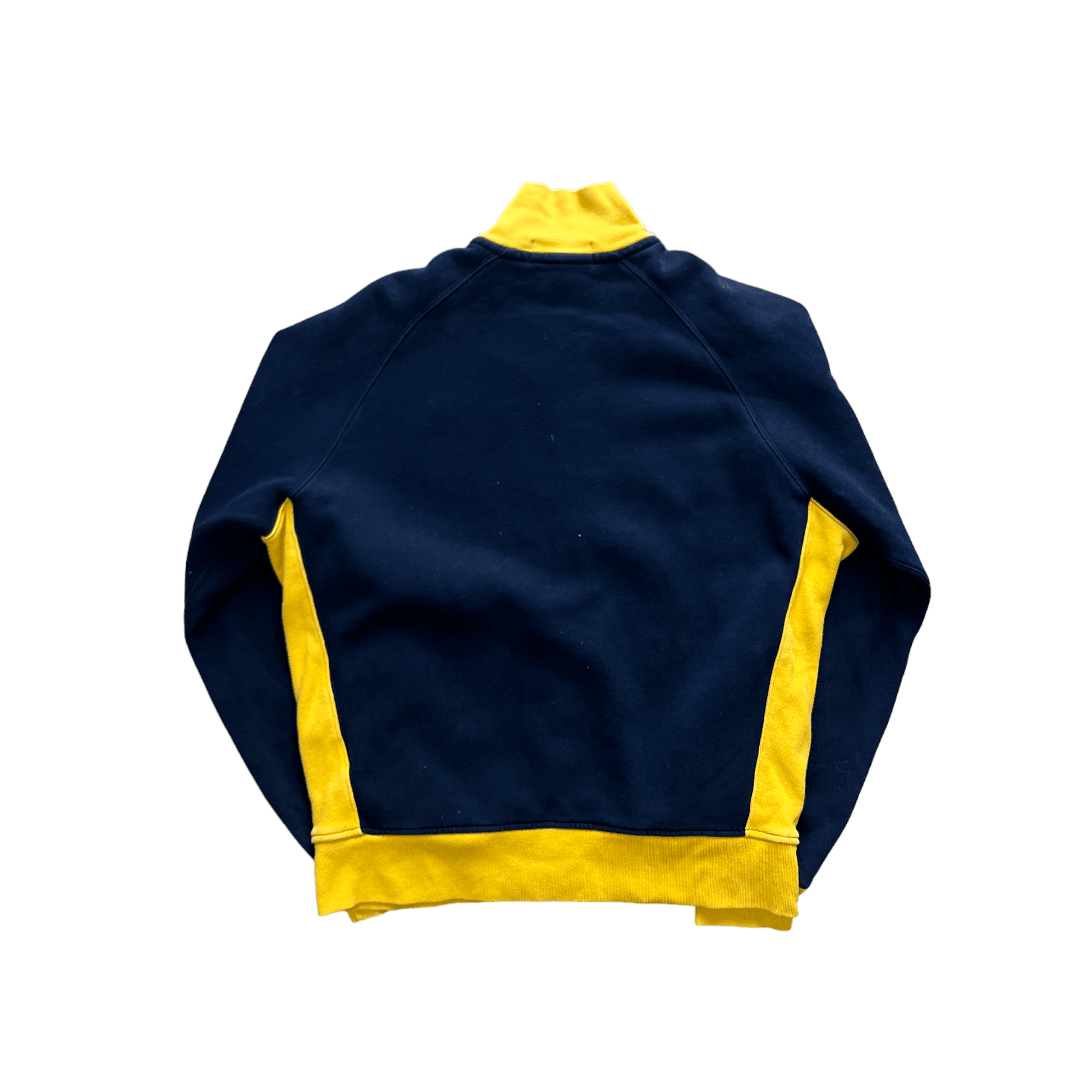 Vintage Navy Blue + Yellow Ralph Lauren Polo Sport Jacket - Medium - The Streetwear Studio