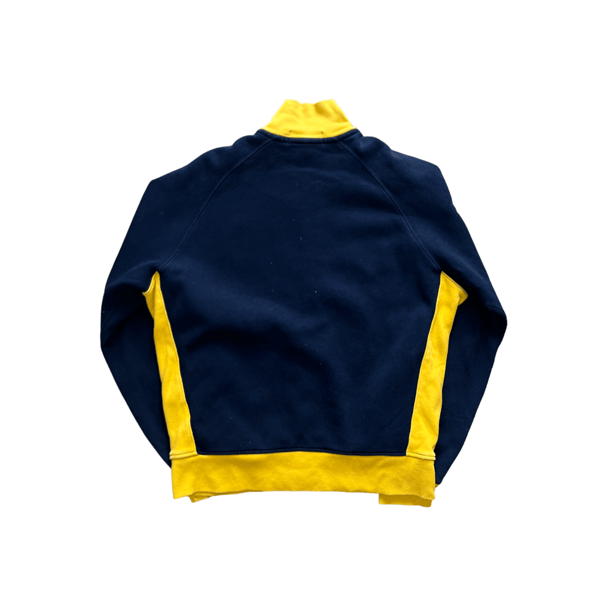 Vintage Navy Blue + Yellow Ralph Lauren Polo Sport Jacket - Medium - The Streetwear Studio
