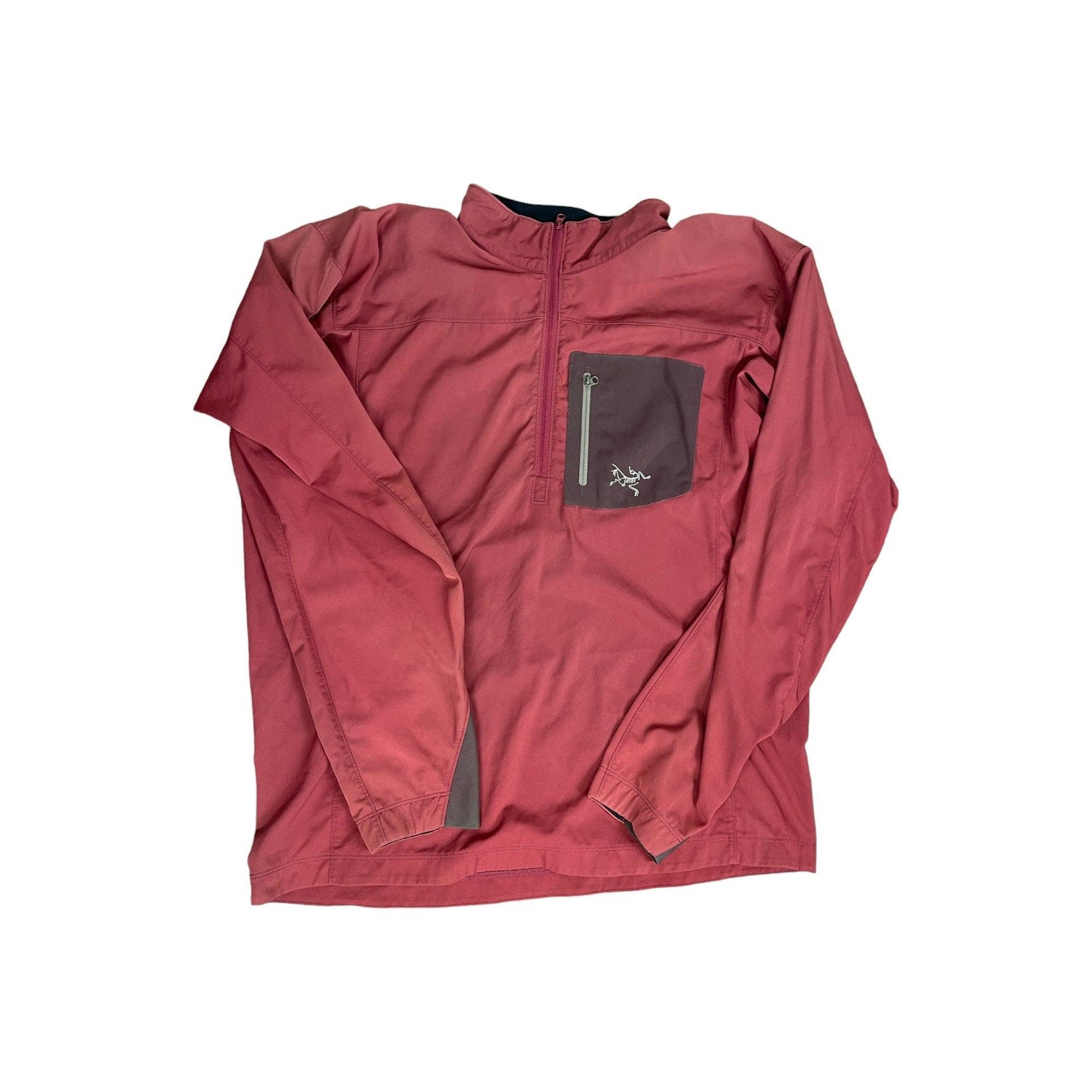 Vintage Red Arc'Teryx Quarter Zip Sweatshirt - Medium - The Streetwear Studio