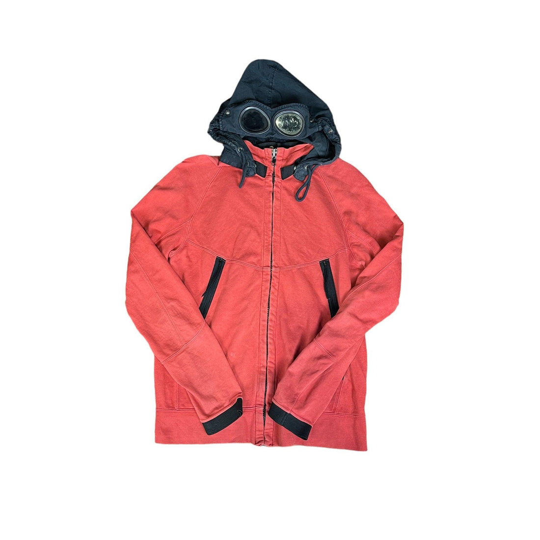 Vintage Red + Black CP Company Jacket - Small - The Streetwear Studio