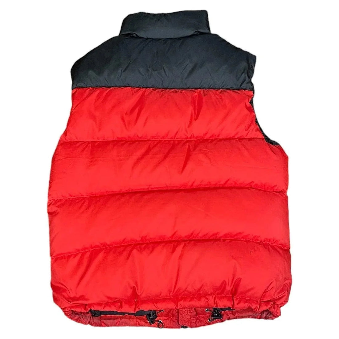 Vintage Red + Black Polo Ralph Lauren Puffer Gilet - M | The Streetwear Studio