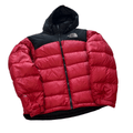 Vintage Red + Black The North Face (TNF) Puffer Coat - Small - The Streetwear Studio