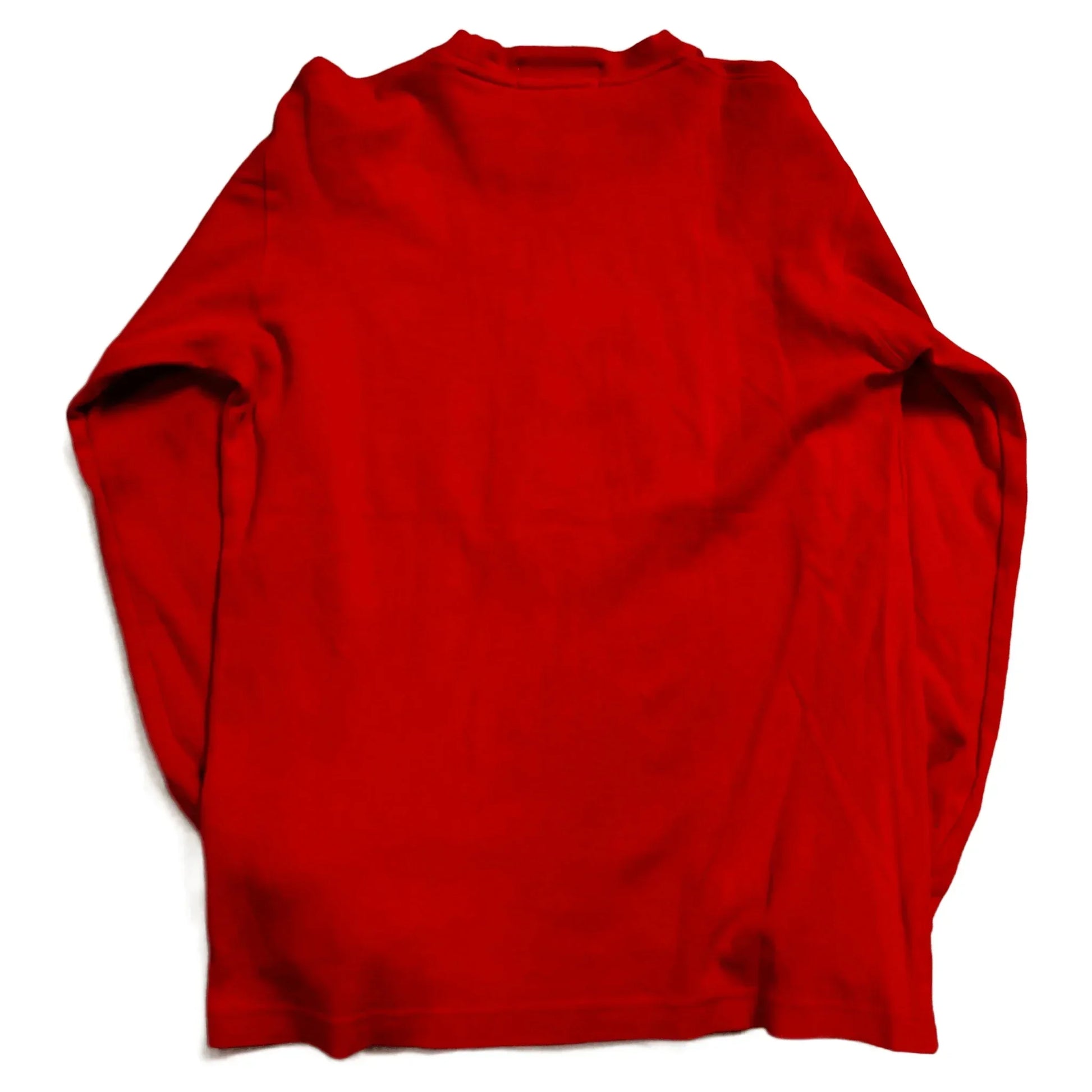 Vintage Red Burberry Long Sleeve Tee - M | The Streetwear Studio