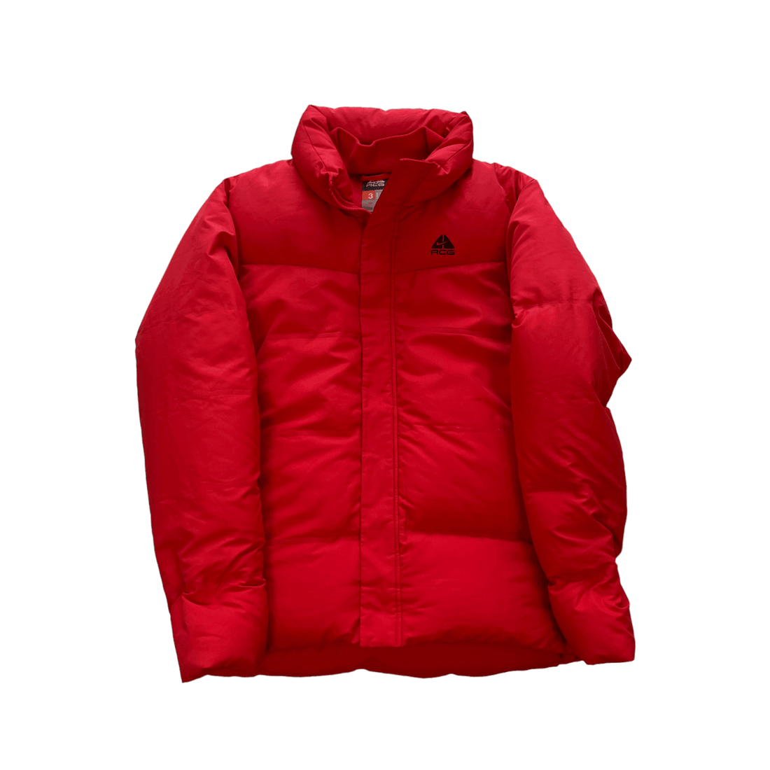 Vintage Red Nike ACG Puffer Coat - Large - The Streetwear Studio