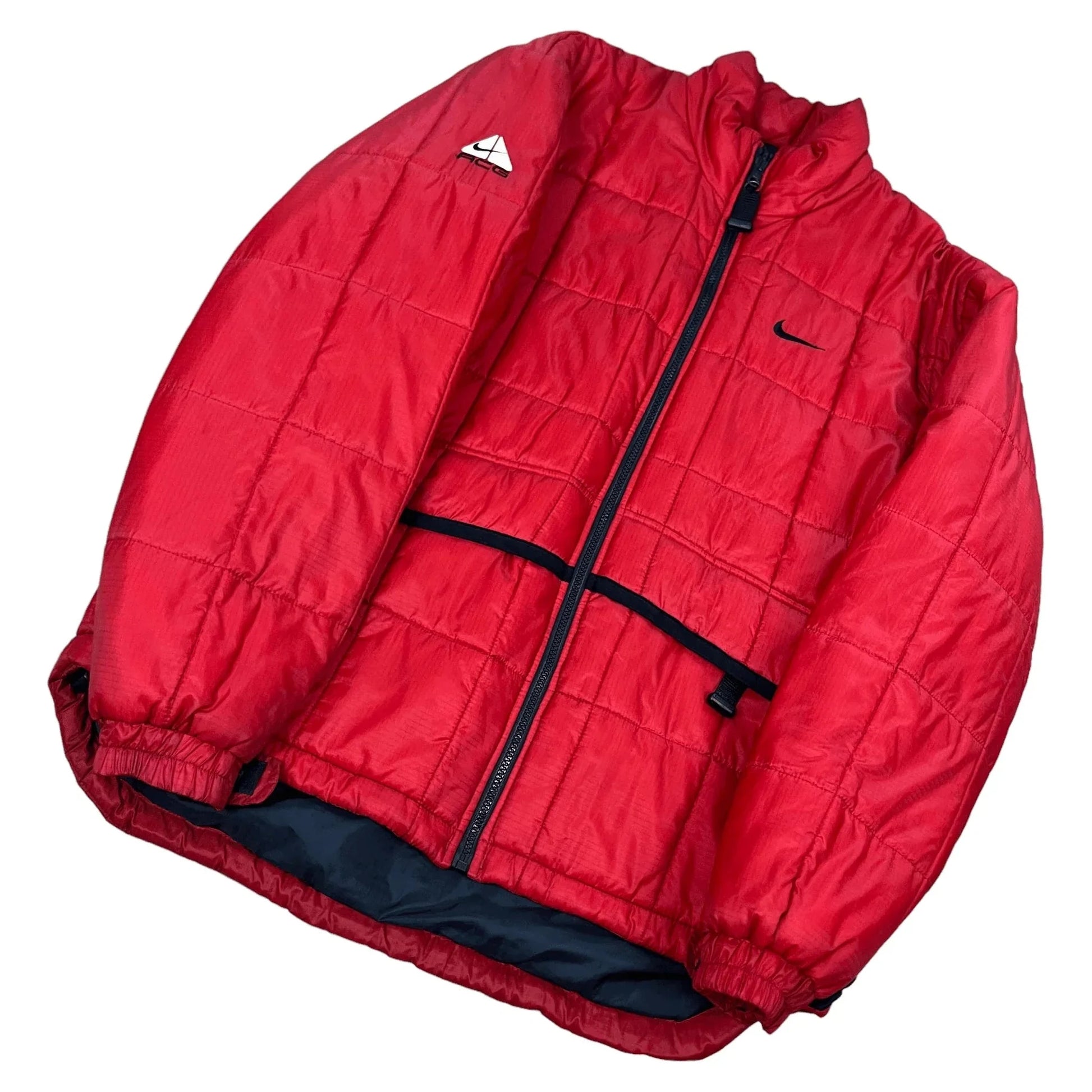 Vintage Red Nike ACG Puffer Coat - XL | The Streetwear Studio
