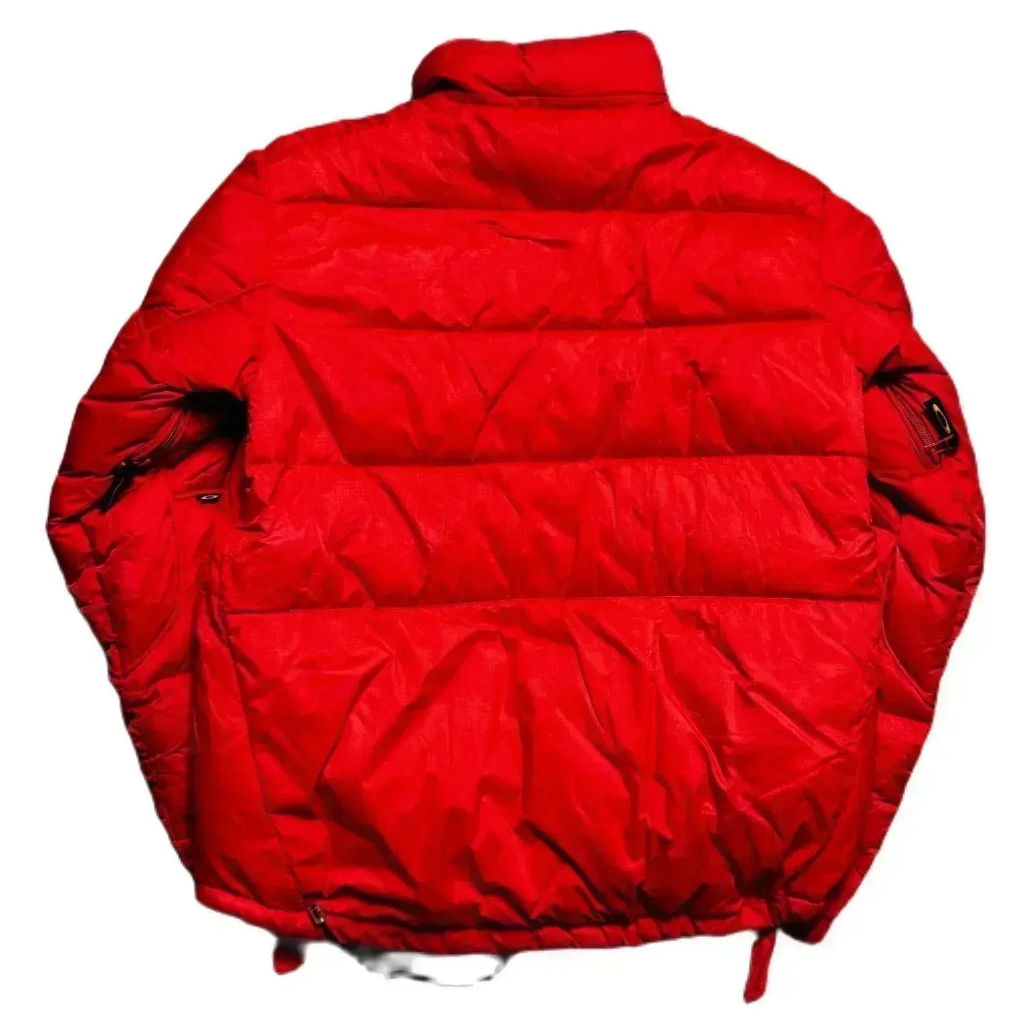 Vintage Red Oakley Puffer Coat - M | The Streetwear Studio