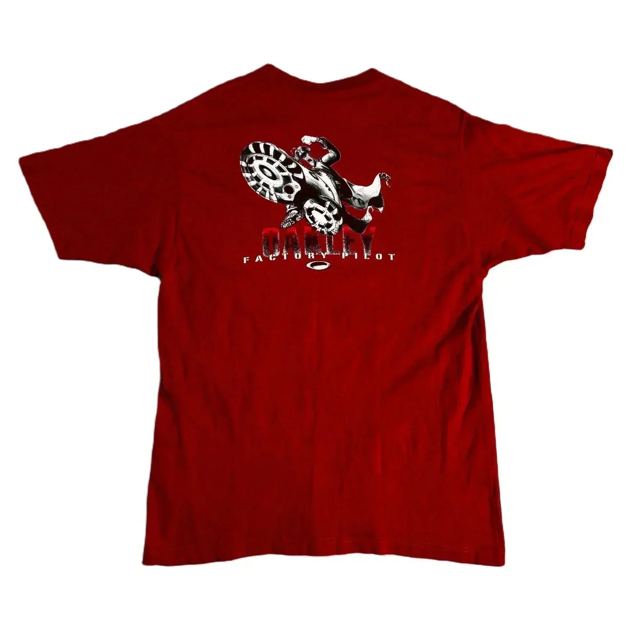 Vintage Red Oakley Tee - L | The Streetwear Studio