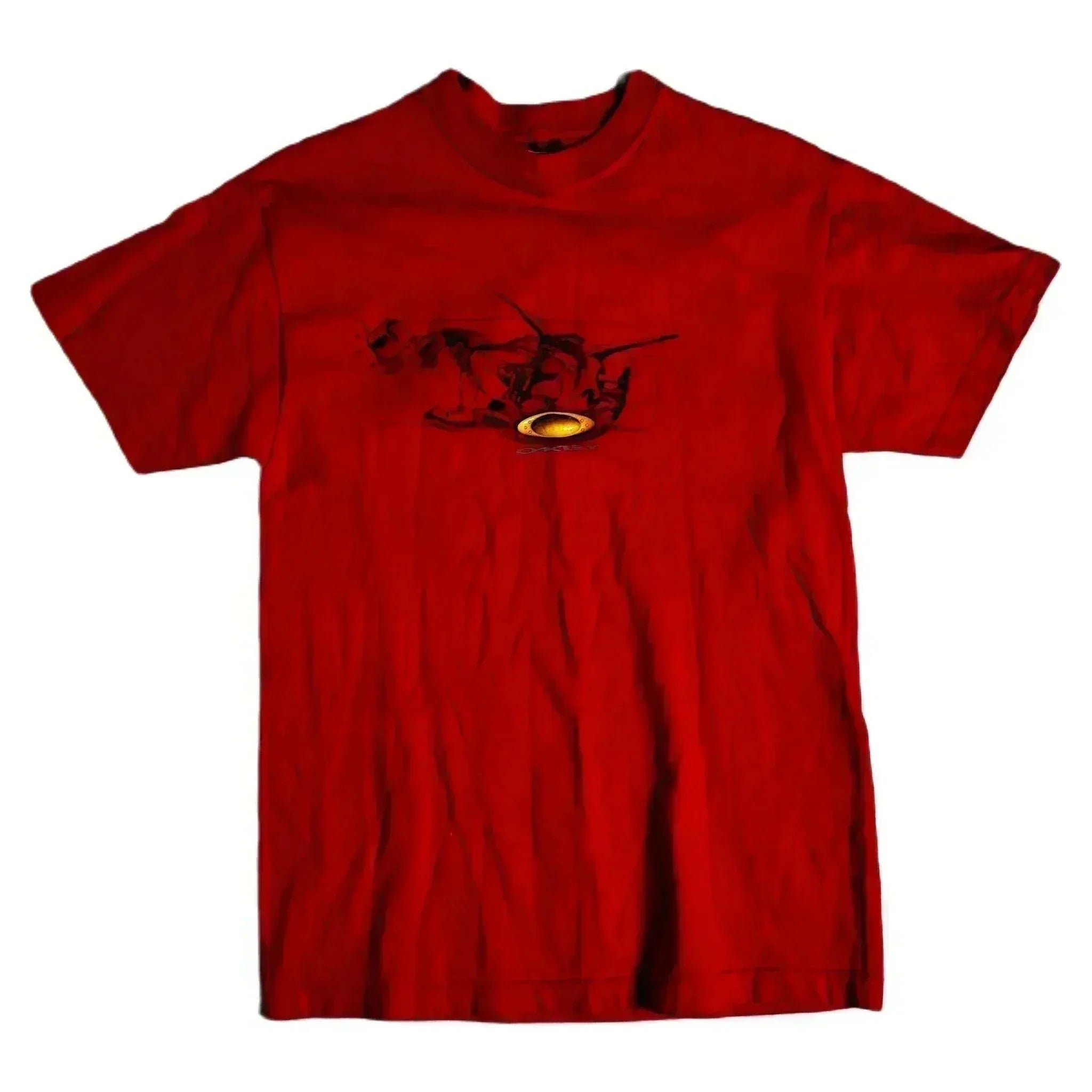 Vintage Red Oakley Tee - M | The Streetwear Studio