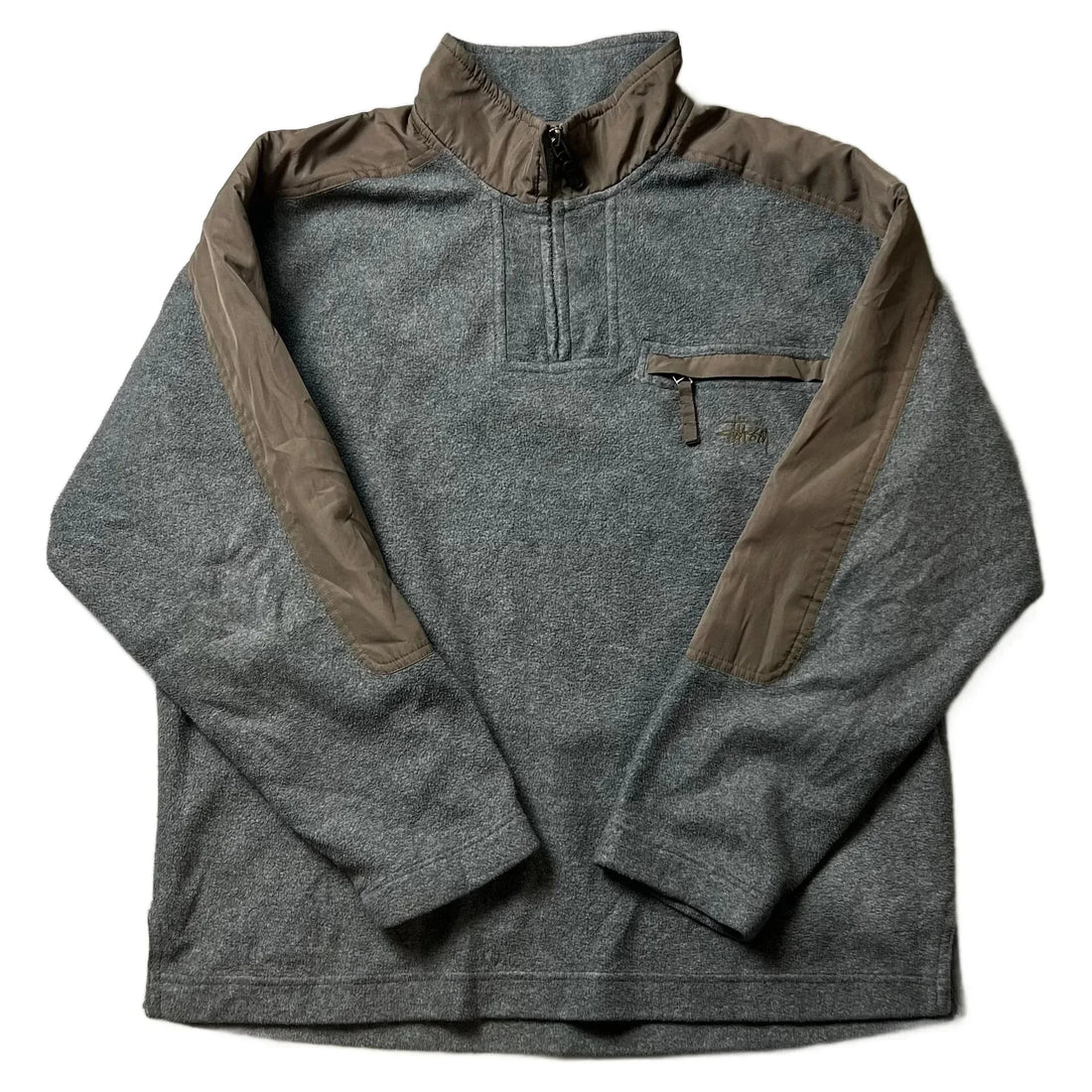 Vintage Stussy 1/4 Zip Fleece - L | The Streetwear Studio