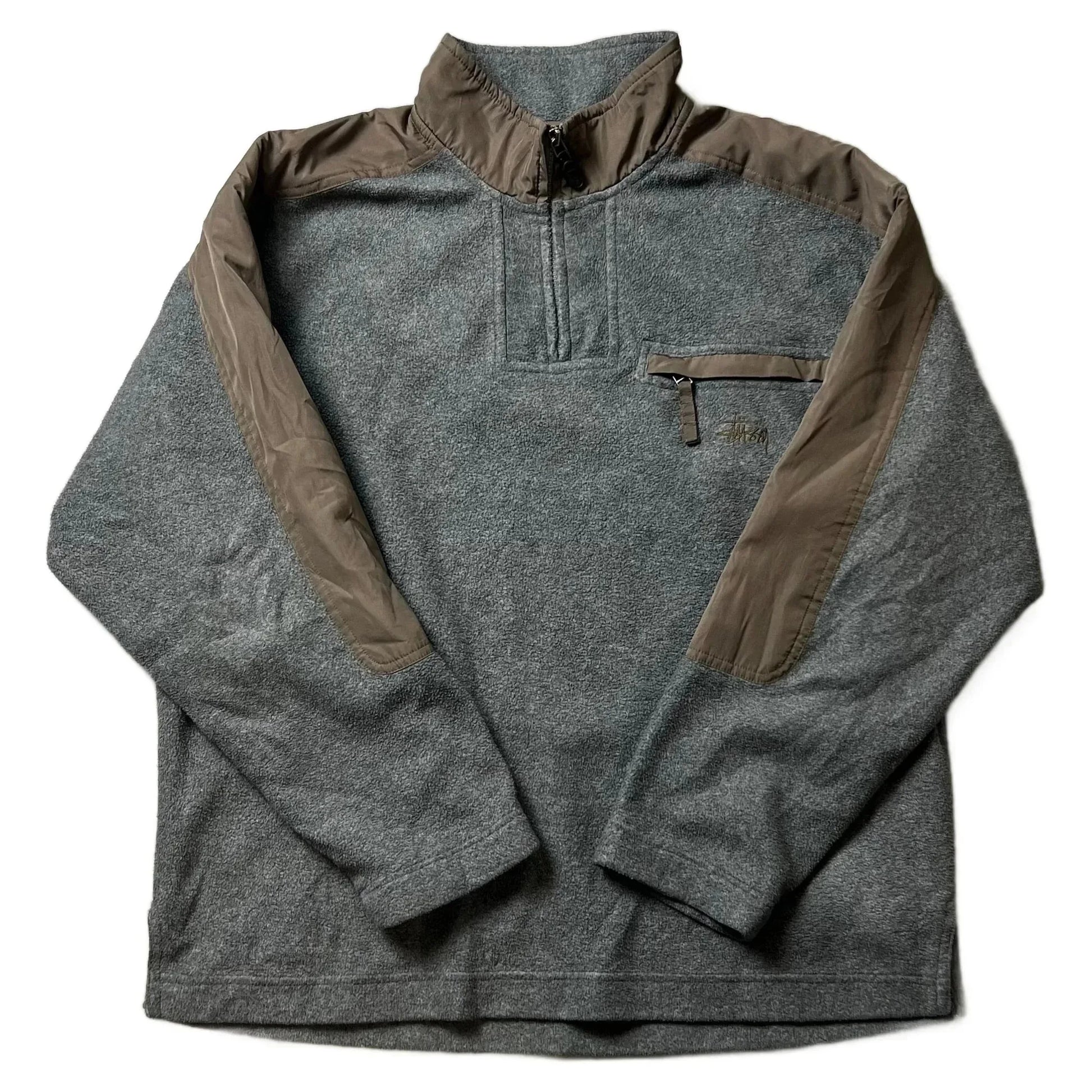 Vintage Stussy 1/4 Zip Fleece - L | The Streetwear Studio