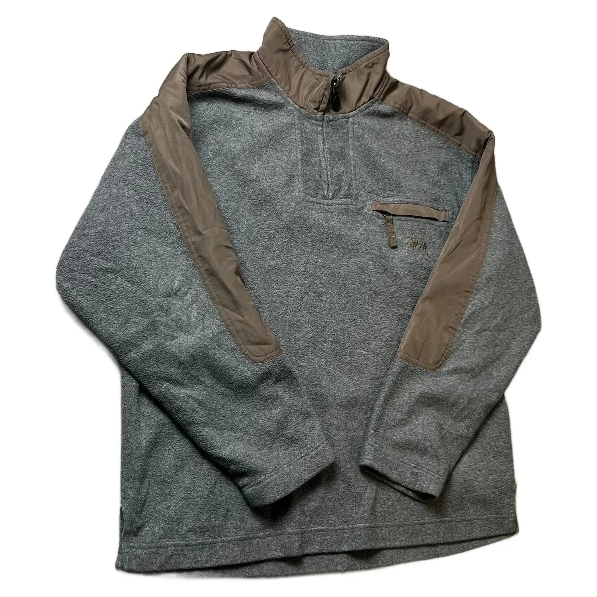 Vintage Stussy 1/4 Zip Fleece - L | The Streetwear Studio