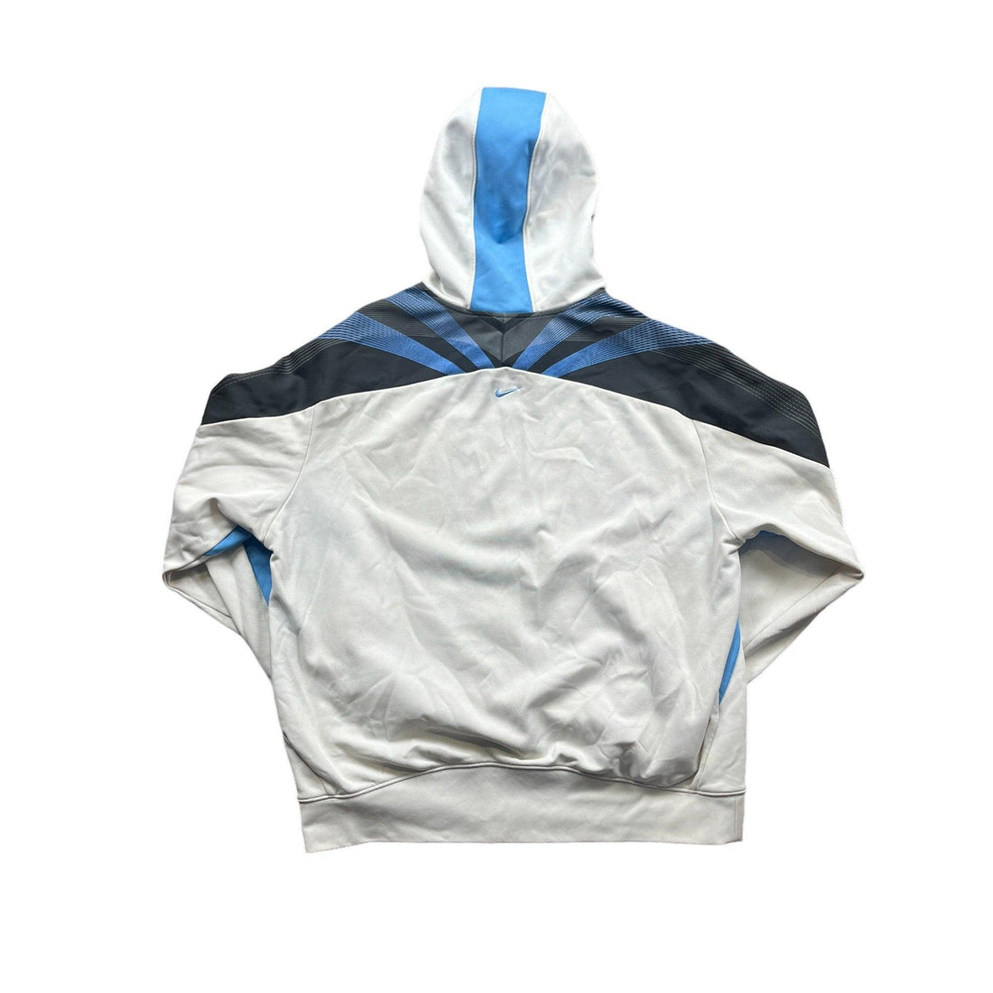 Vintage White + Blue Nike TN Hoodie - Extra Large - The Streetwear Studio