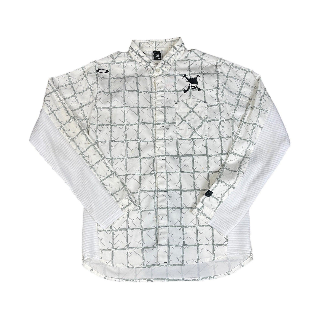 Vintage White Oakley Shirt - Recommended Size - Small - The Streetwear Studio