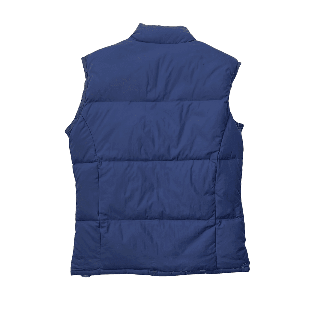 Vintage Women's Blue Nike ACG Puffer Gilet - Small - The Streetwear Studio