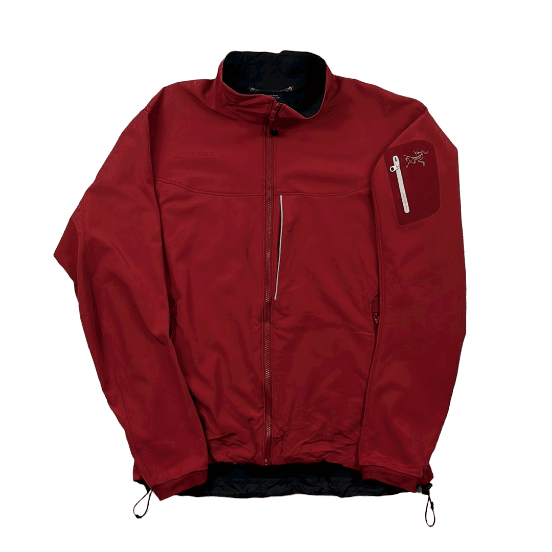 Vintage Women’s Red Arc’Teryx Jacket - Extra Large - The Streetwear Studio