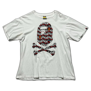 White A Bathing Ape (BAPE) Tee - L | The Streetwear Studio