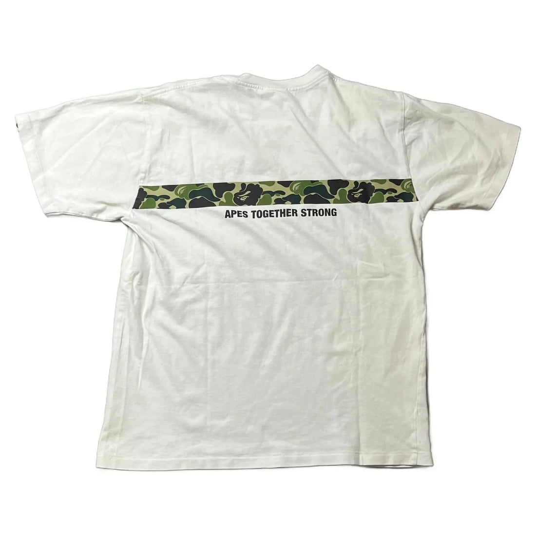 White A Bathing Ape (BAPE) Tee - L | The Streetwear Studio