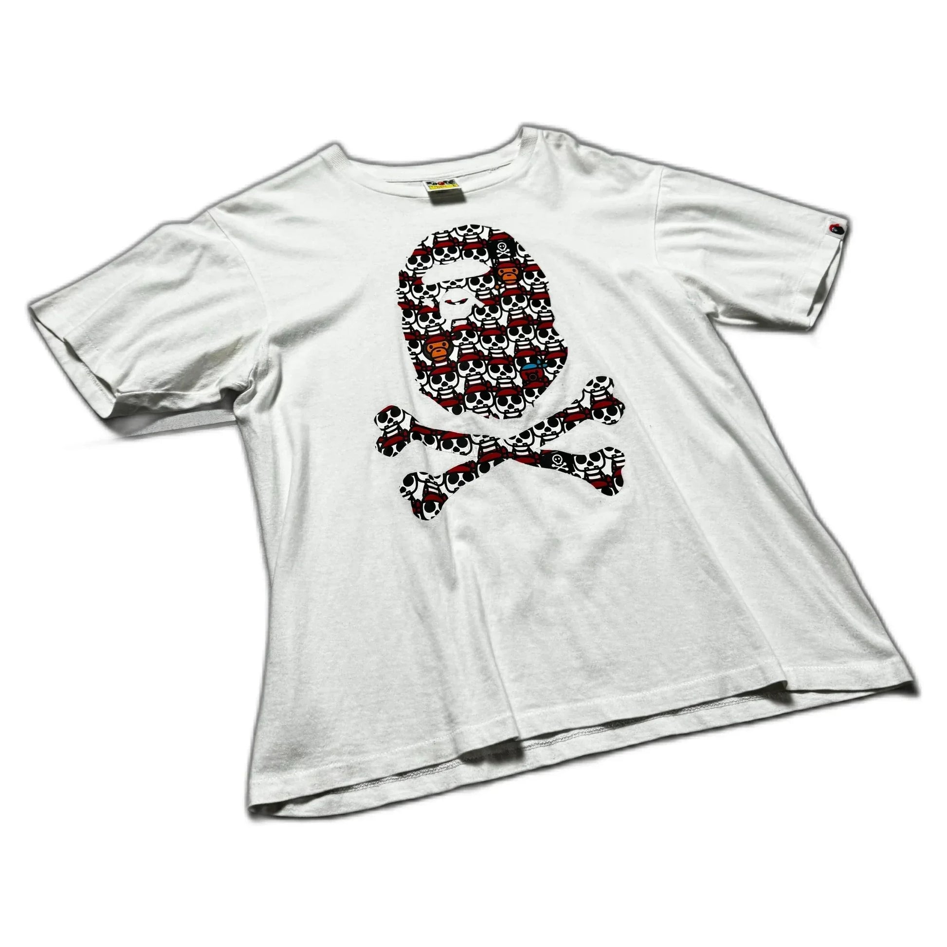 White A Bathing Ape (BAPE) Tee - L | The Streetwear Studio