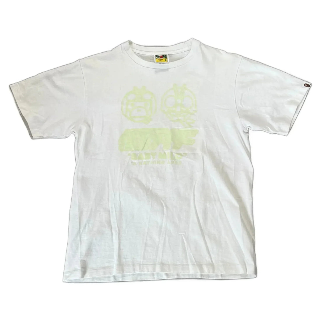 White A Bathing Ape (BAPE) Tee - M | The Streetwear Studio