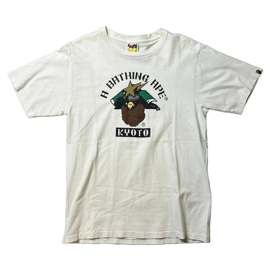 White A Bathing Ape (BAPE) Tee - M | The Streetwear Studio