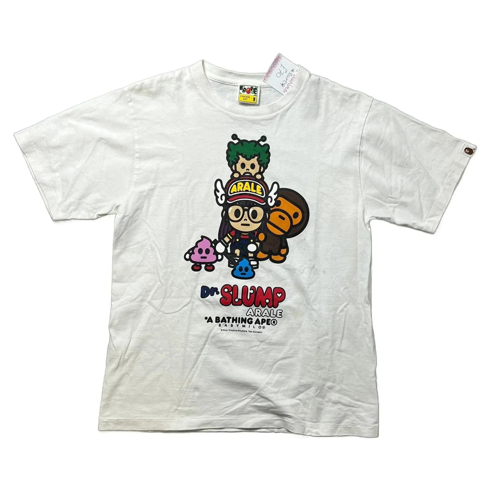 White A Bathing Ape (BAPE) Tee - M | The Streetwear Studio
