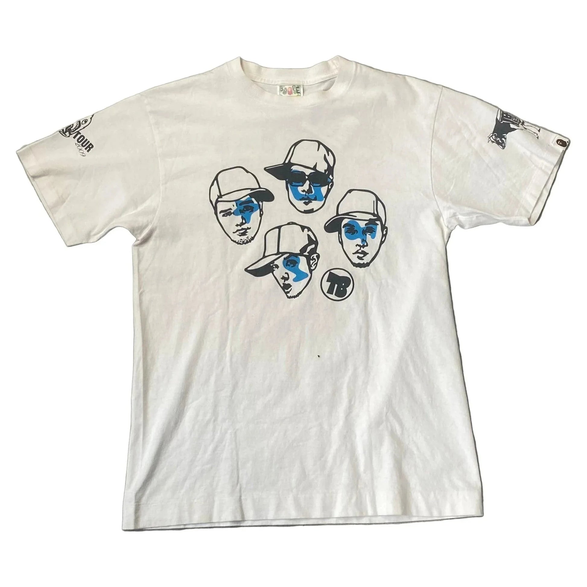White A Bathing Ape (BAPE) Tee - M | The Streetwear Studio