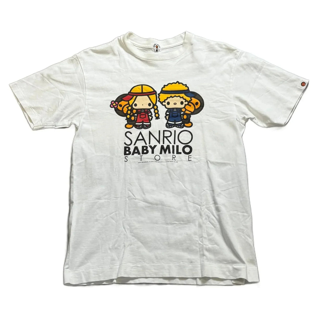 White A Bathing Ape (BAPE) Tee - M | The Streetwear Studio