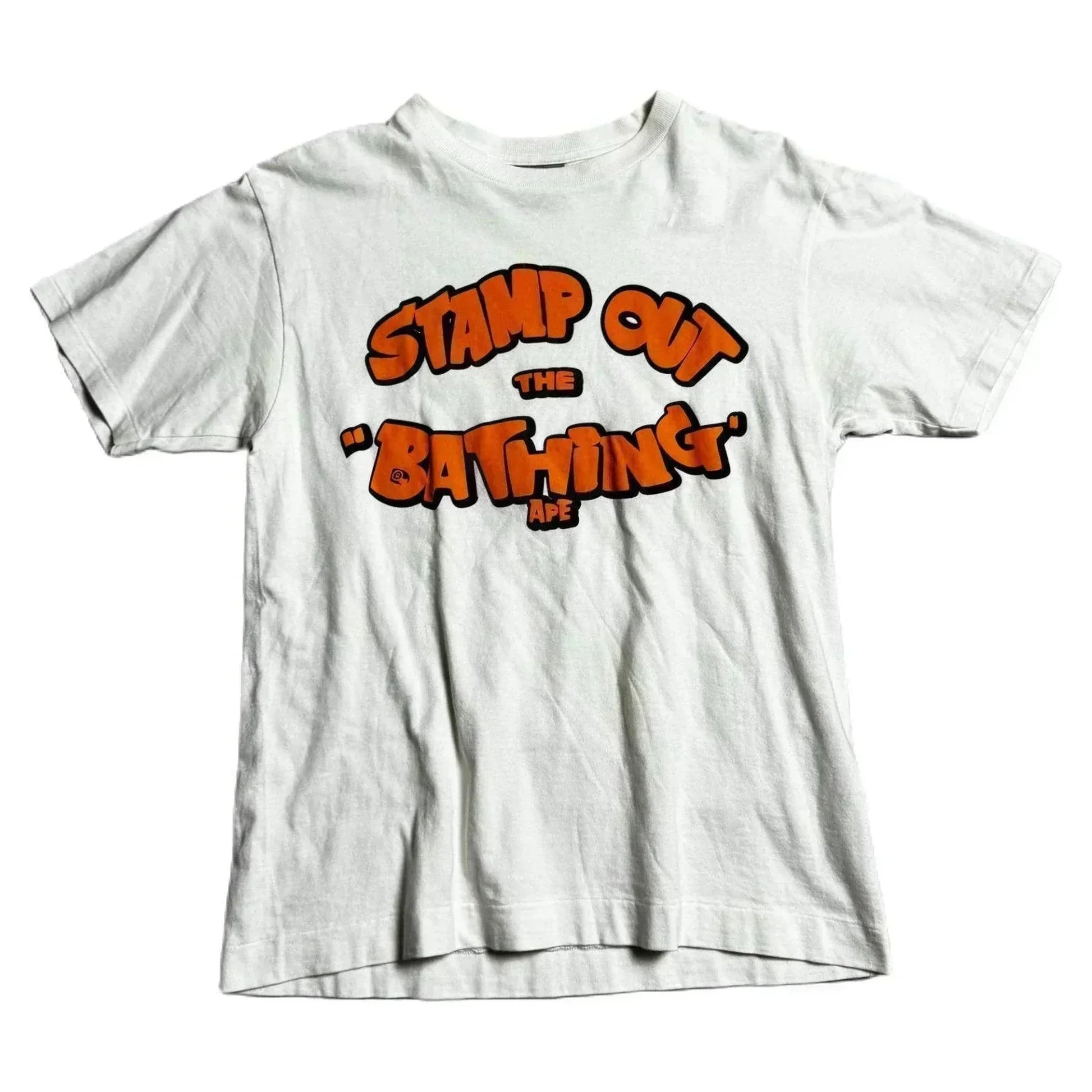 White A Bathing Ape (BAPE) Tee - M | The Streetwear Studio