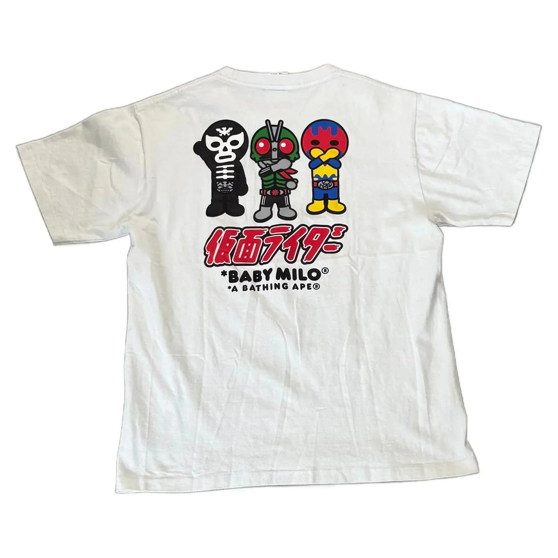 White A Bathing Ape (BAPE) Tee - M | The Streetwear Studio