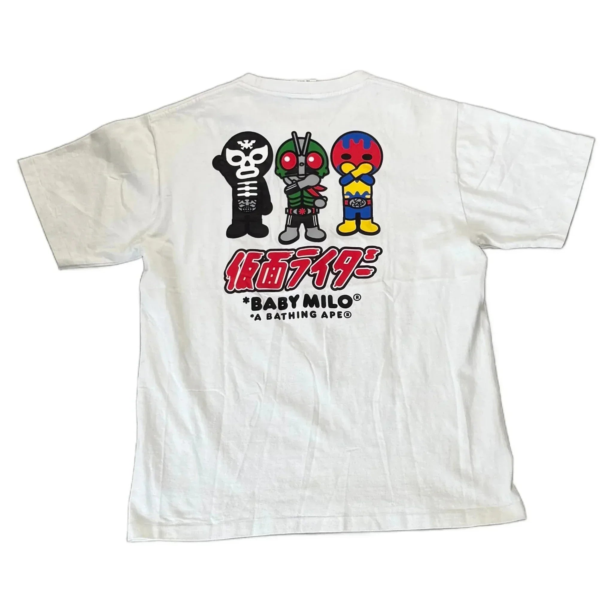 White A Bathing Ape (BAPE) Tee - M | The Streetwear Studio