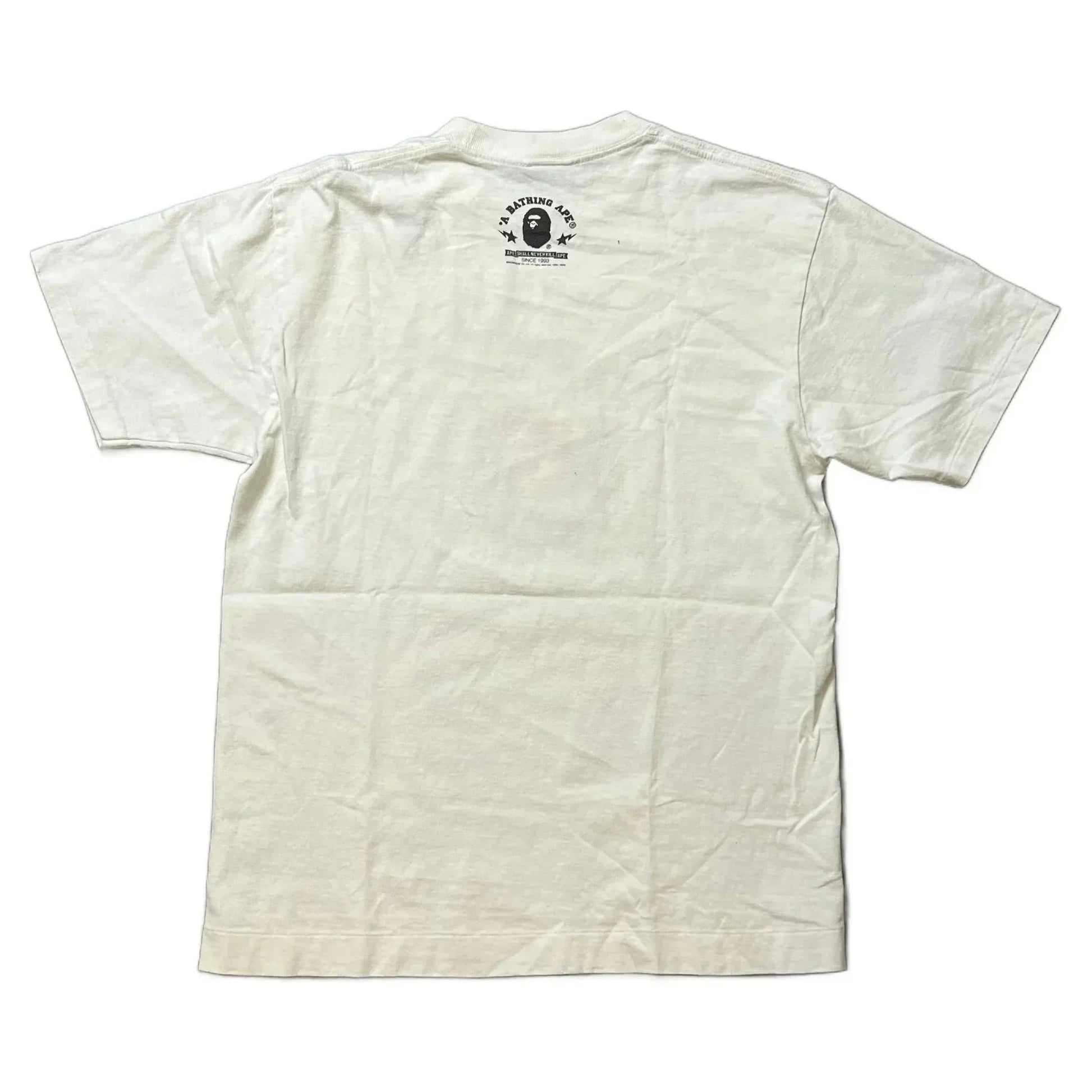 White A Bathing Ape (BAPE) Tee - M | The Streetwear Studio