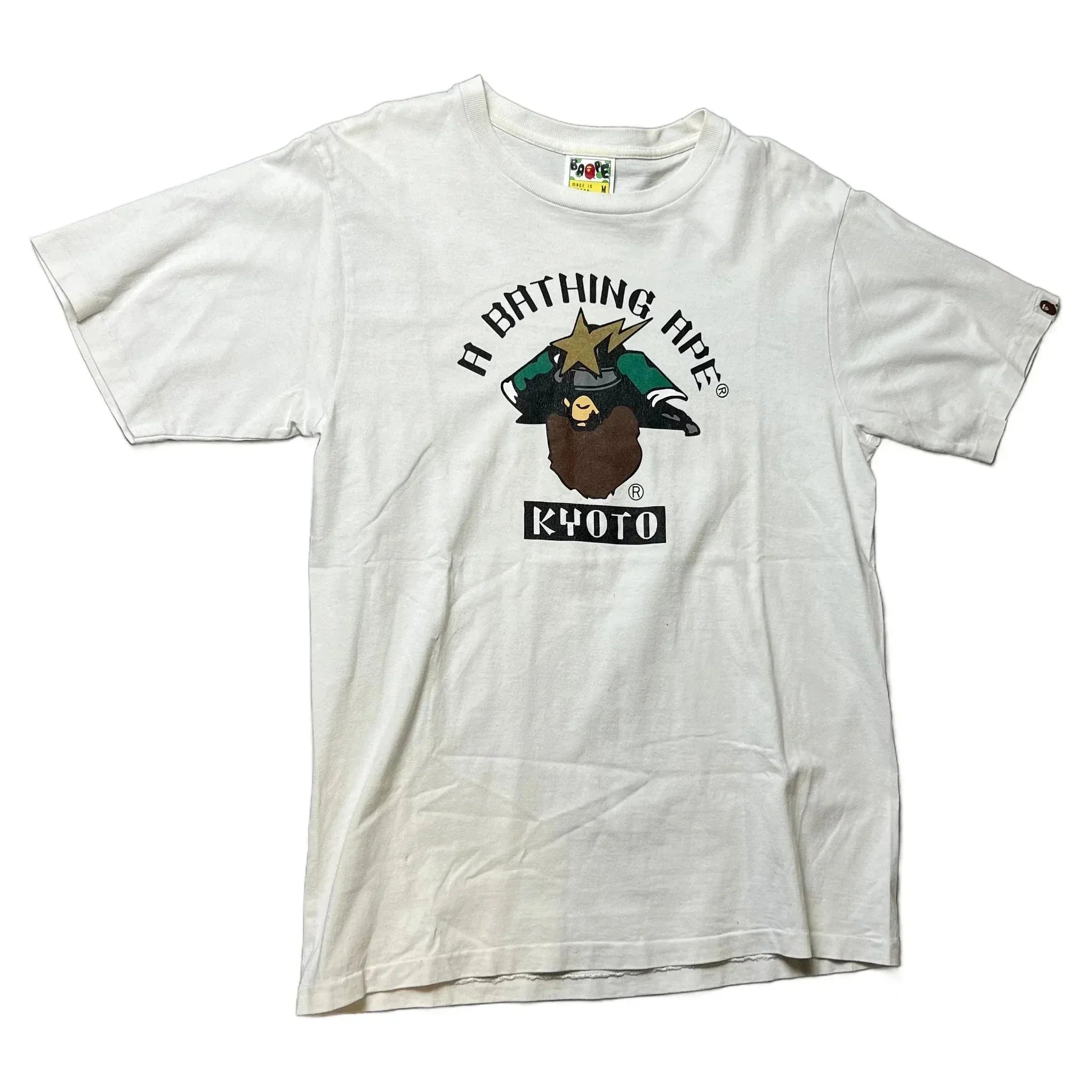 White A Bathing Ape (BAPE) Tee - M | The Streetwear Studio