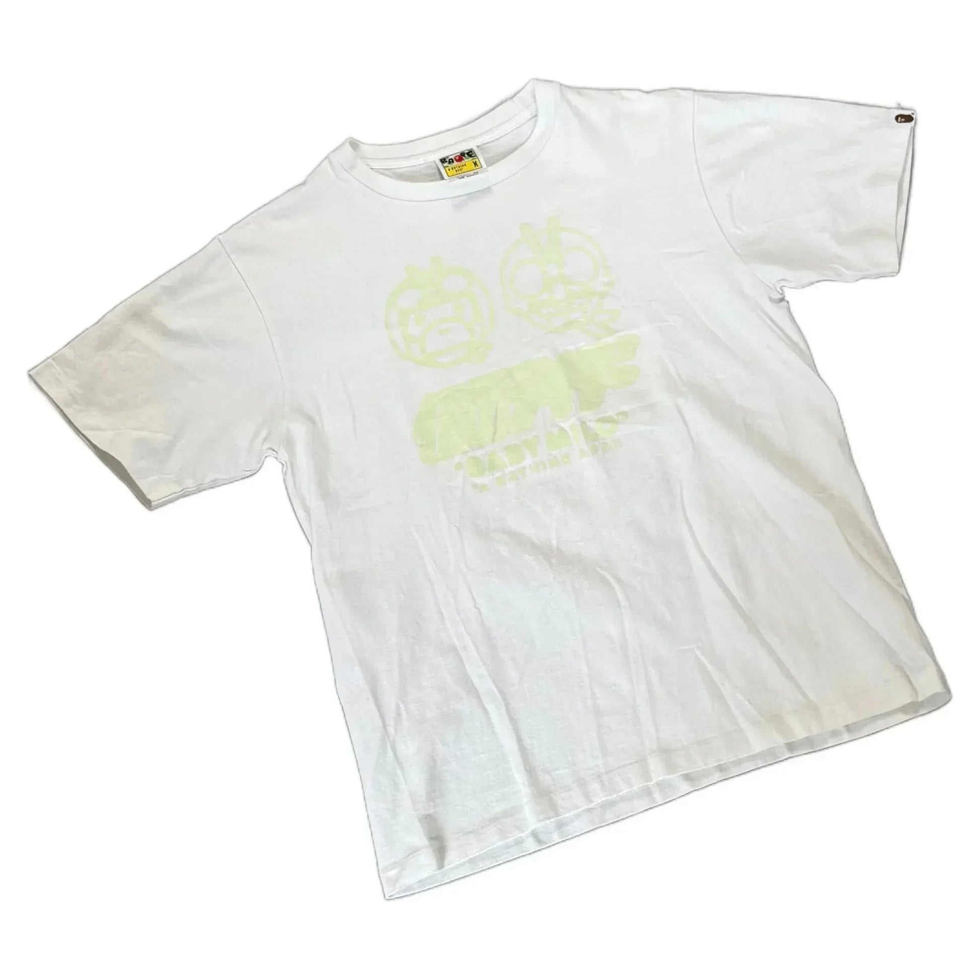 White A Bathing Ape (BAPE) Tee - M | The Streetwear Studio