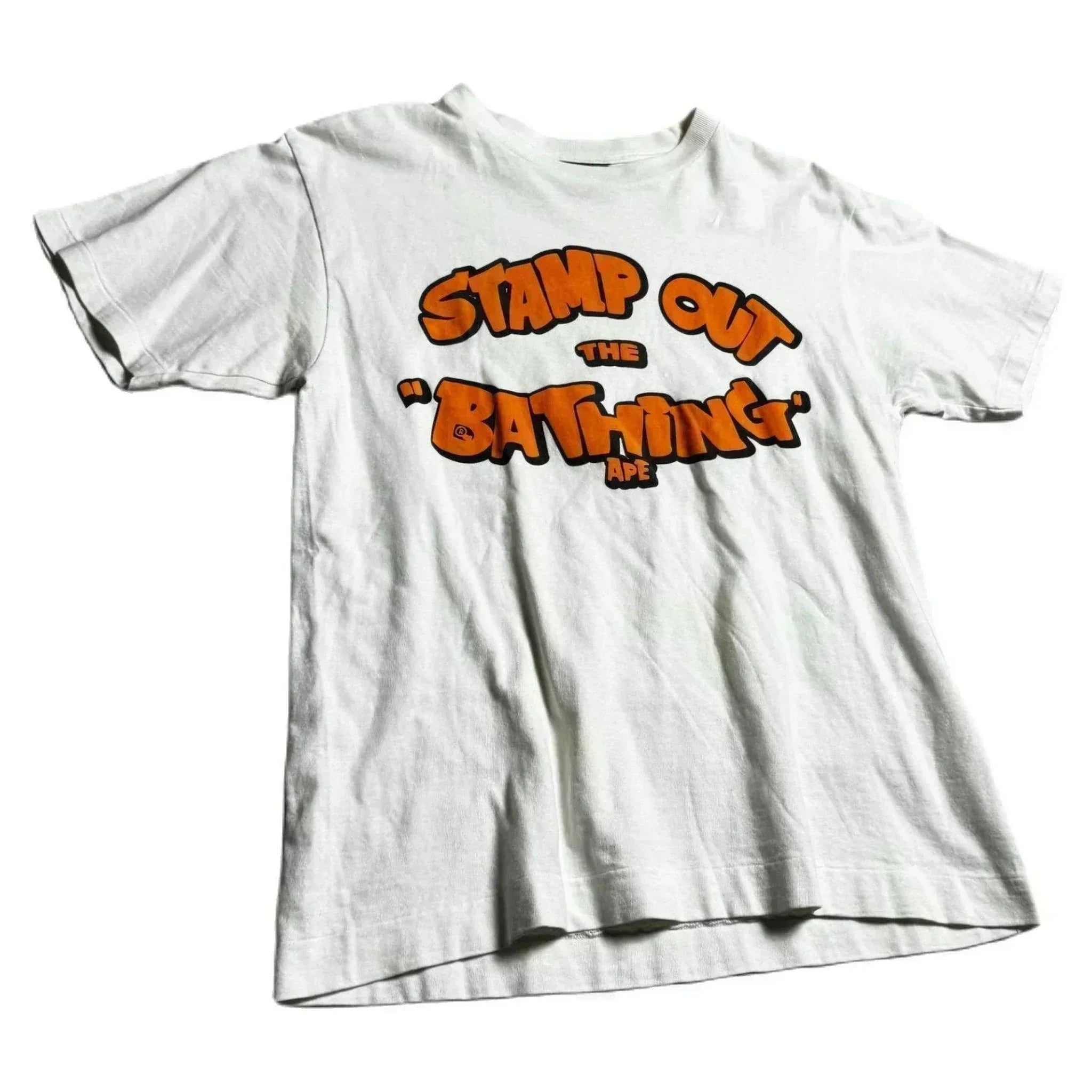 White A Bathing Ape (BAPE) Tee - M | The Streetwear Studio