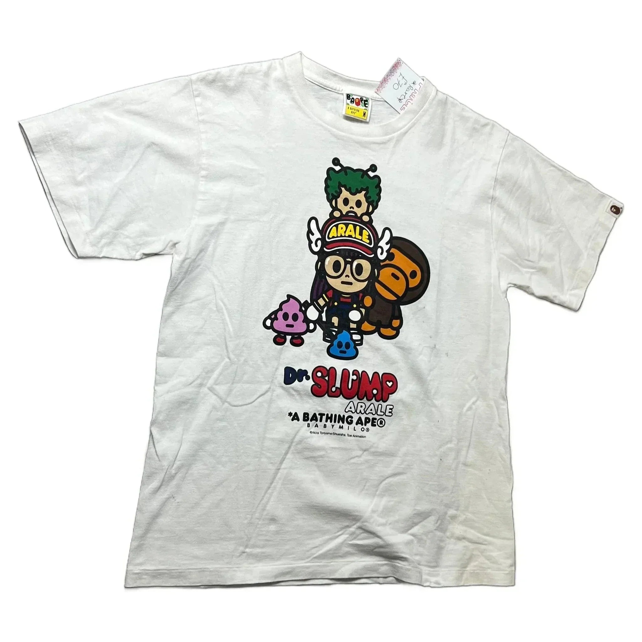 White A Bathing Ape (BAPE) Tee - M | The Streetwear Studio