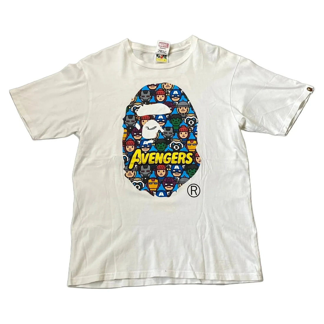 White A Bathing Ape (BAPE) Tee - XL | The Streetwear Studio