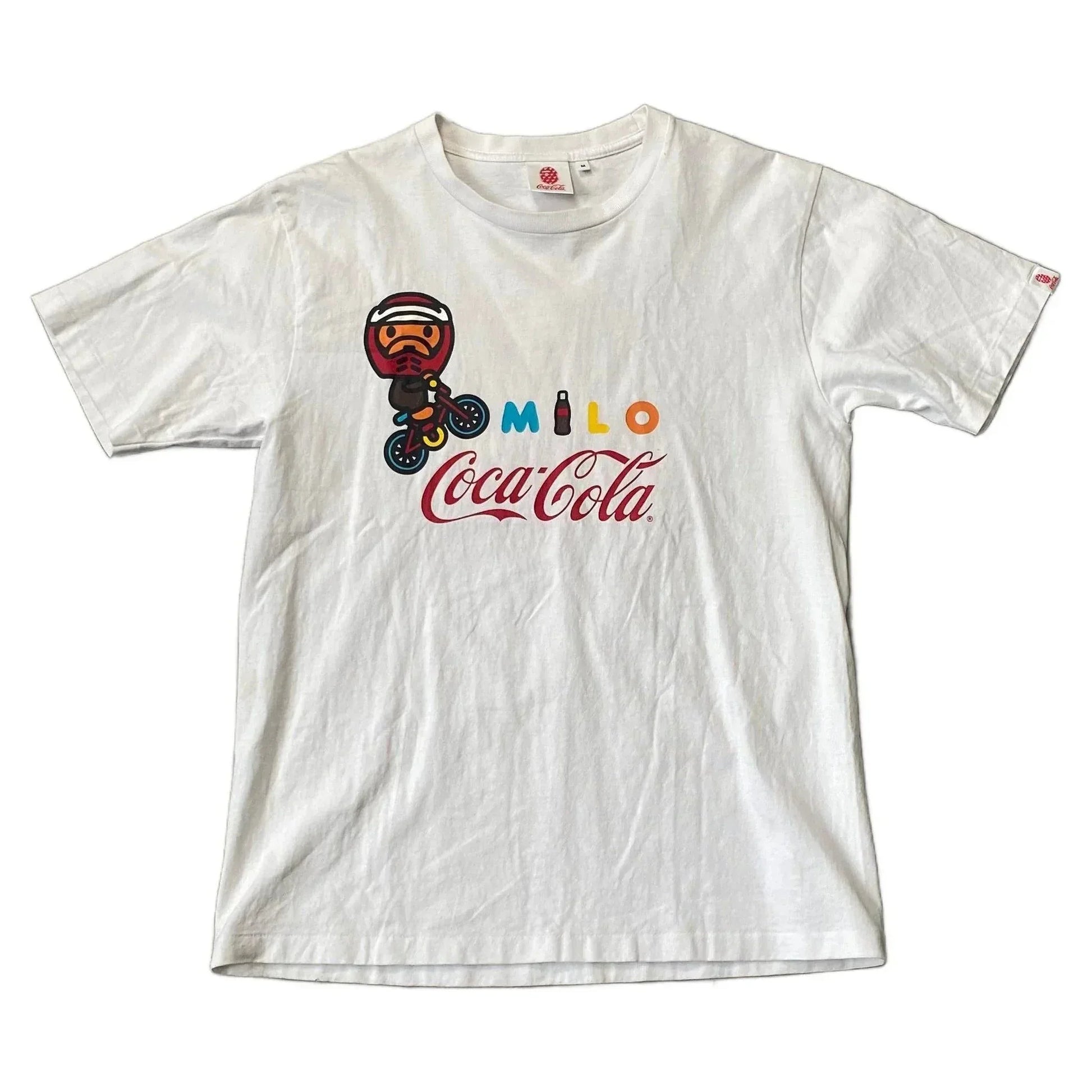 White A Bathing Ape (BAPE) x Coca-Cola Tee - M | The Streetwear Studio