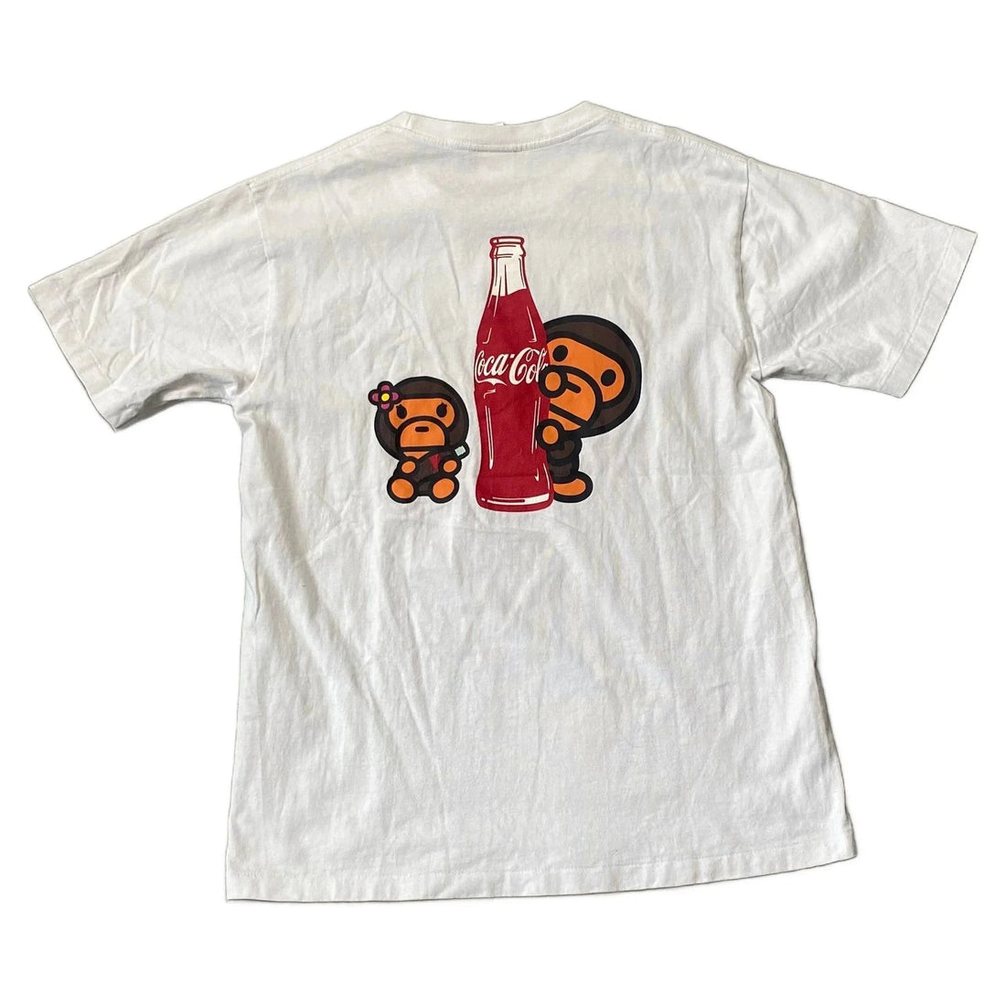 White A Bathing Ape (BAPE) x Coca-Cola Tee - M | The Streetwear Studio
