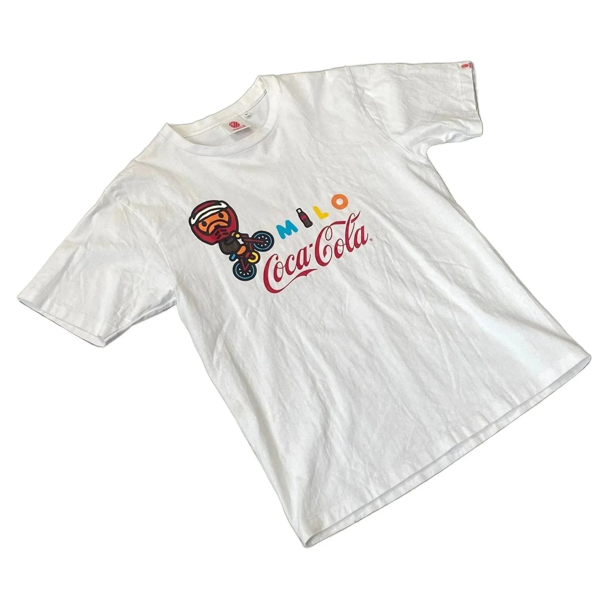 White A Bathing Ape (BAPE) x Coca-Cola Tee - M | The Streetwear Studio