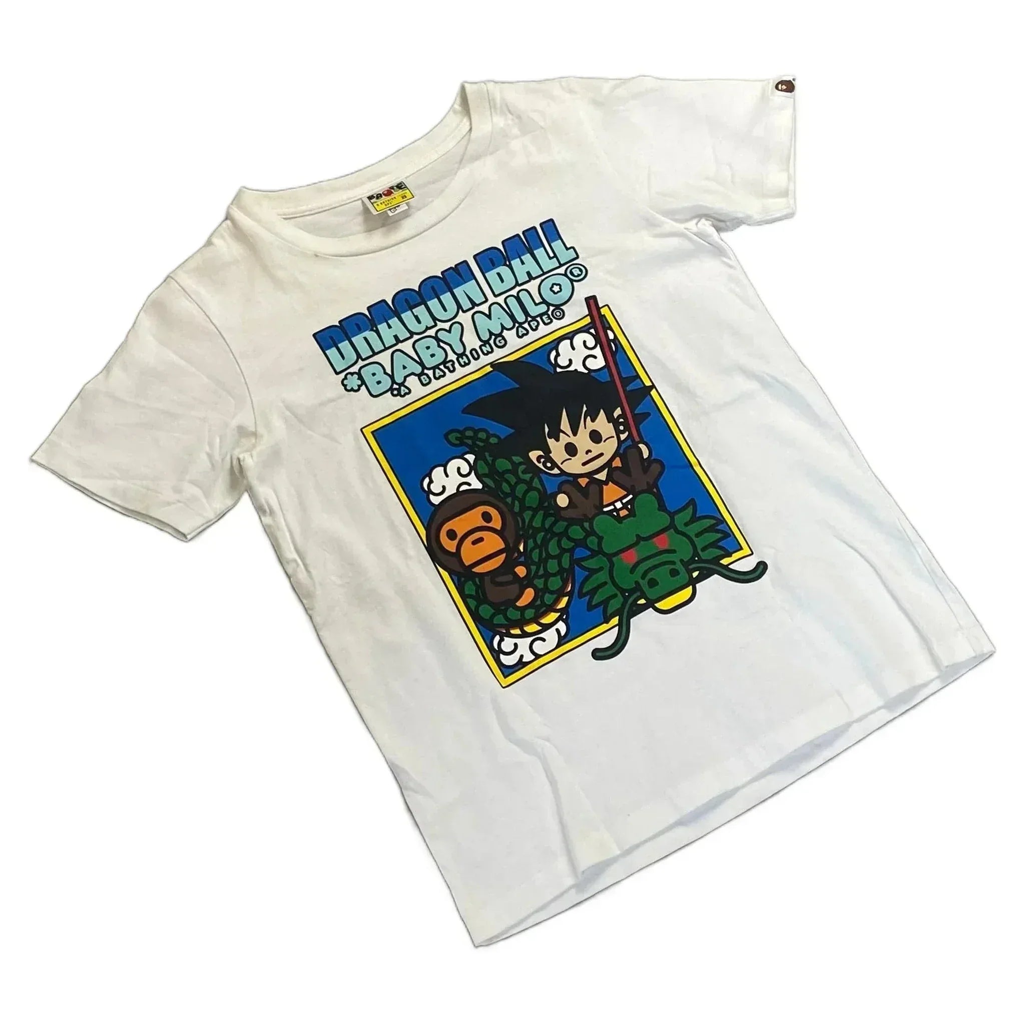 White A Bathing Ape (BAPE) x Dragon Ball Z Tee - S | The Streetwear Studio