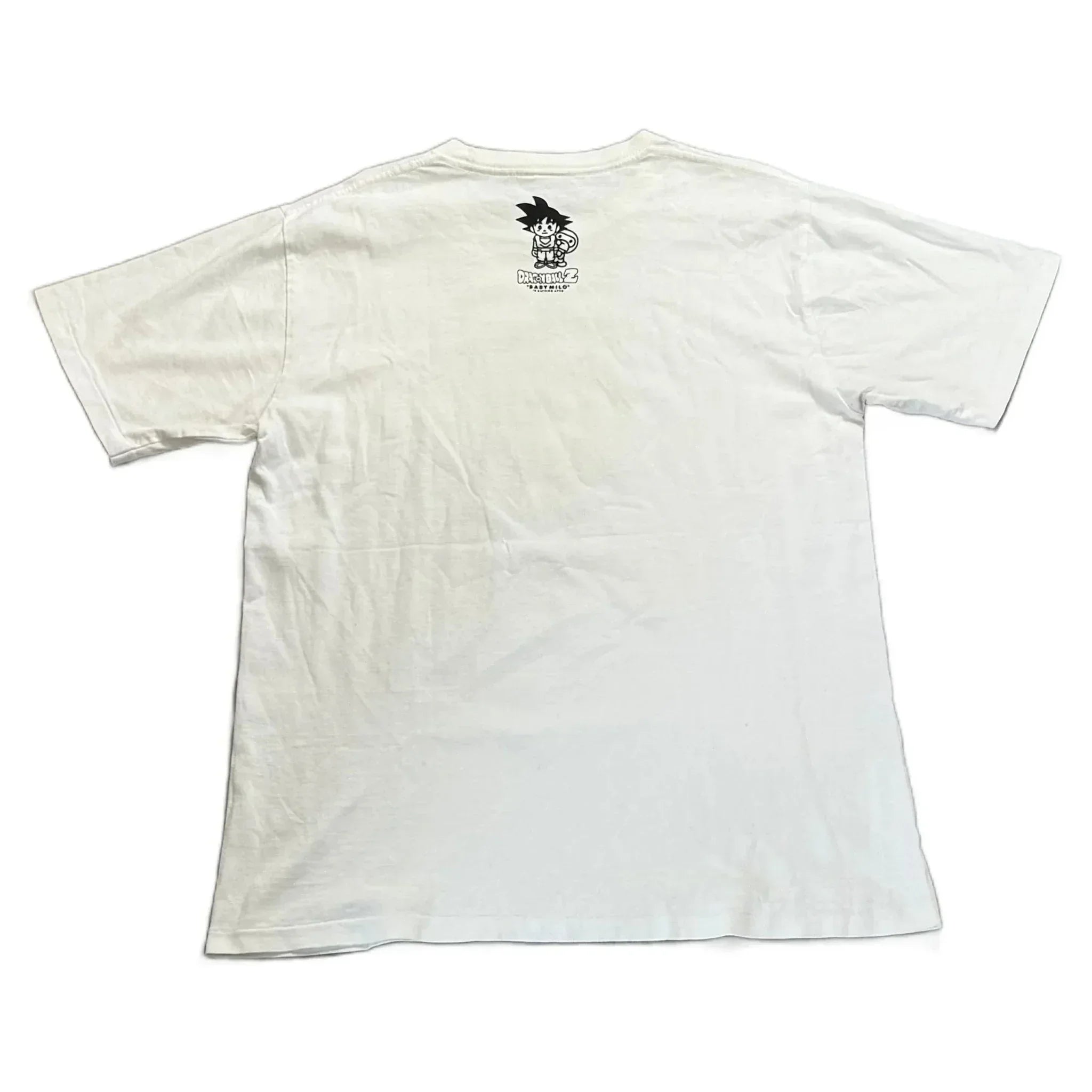 White A Bathing Ape (BAPE) x Dragonball Z Tee - L | The Streetwear Studio