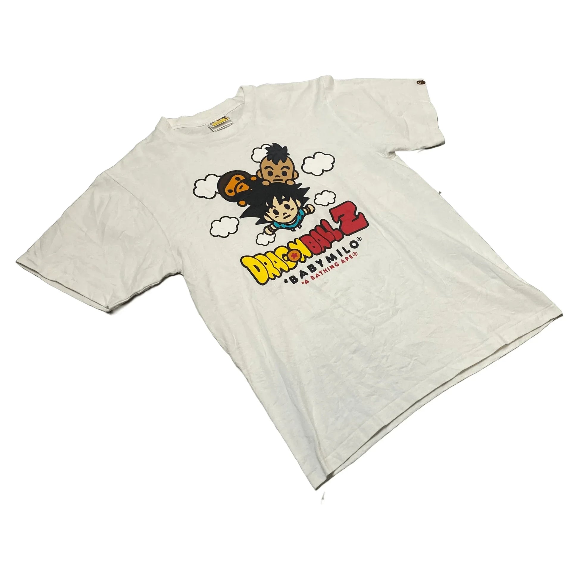 White A Bathing Ape (BAPE) x Dragonball Z Tee - M | The Streetwear Studio