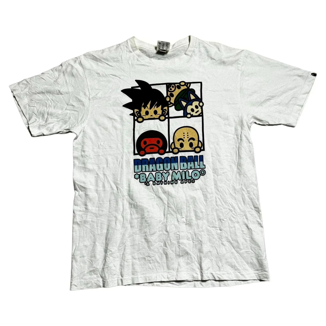 White A Bathing Ape (BAPE) x Dragonball Z Tee - XL | The Streetwear Studio