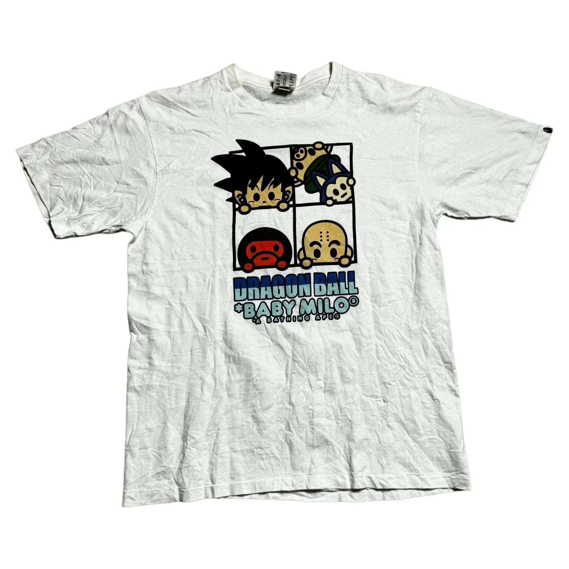 White A Bathing Ape (BAPE) x Dragonball Z Tee - XL | The Streetwear Studio