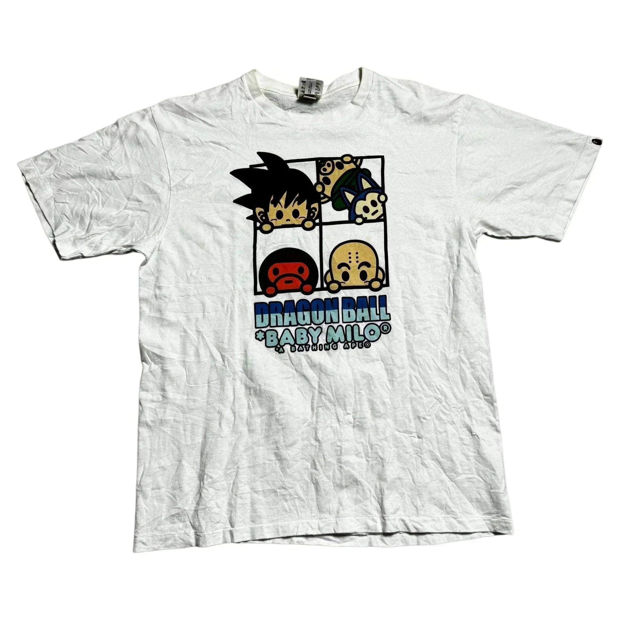 White A Bathing Ape (BAPE) x Dragonball Z Tee - XL | The Streetwear Studio